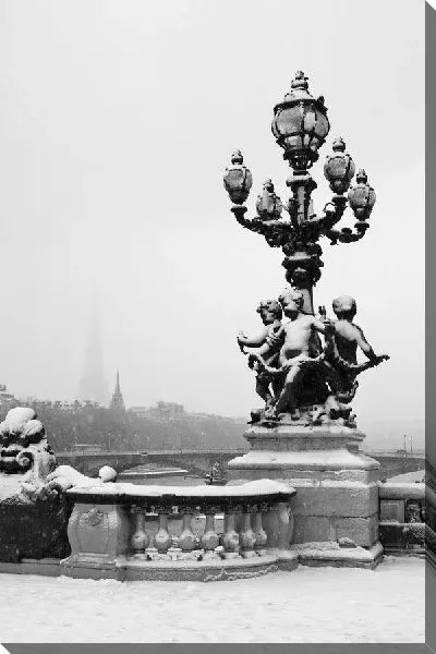 Постер Фонарь в Париже