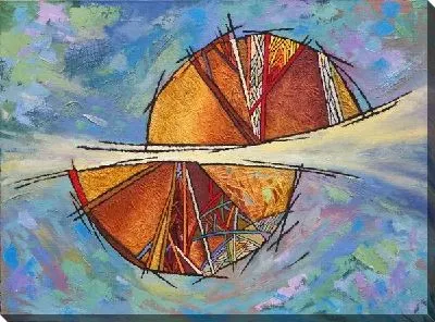 Картина маслом Геометрическая композиция