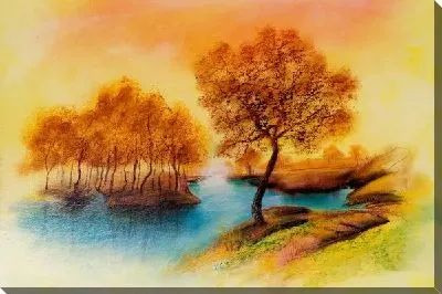 Картина маслом Осенний пейзаж №4