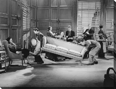 Картина маслом Перестановка мебели