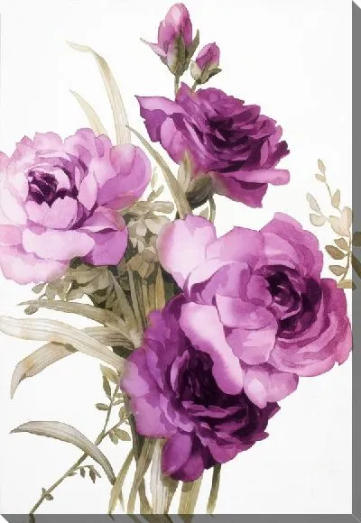 Картина маслом Нежные цветы №2