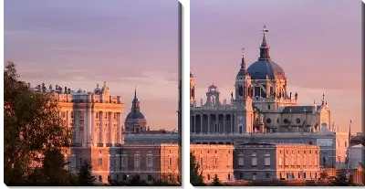 Модульная картина Собор в Мадриде