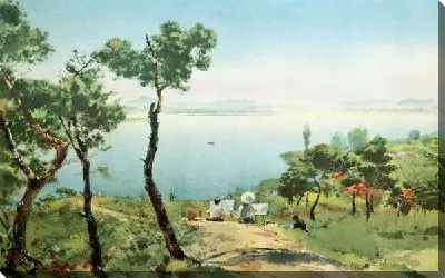 Картина маслом Летний пейзаж №3