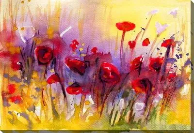 Картина маслом Маки №8