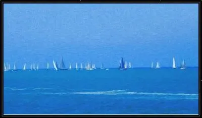 Картина Парусники в океане №2