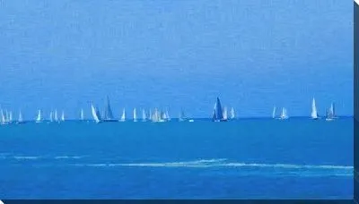 Постер Парусники в океане №2