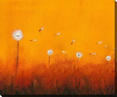 Картина маслом Одуванчики №5