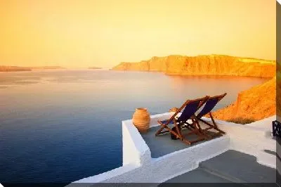 Постер Отель на берегу моря