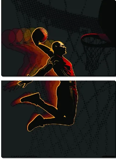 Модульная картина Баскетбол №2