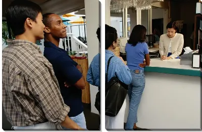 Модульная картина В ресторане №2