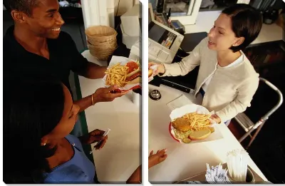 Модульная картина В ресторане №3