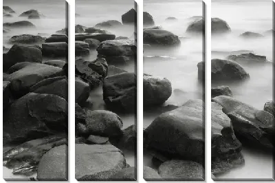 Модульная картина Камни у берега
