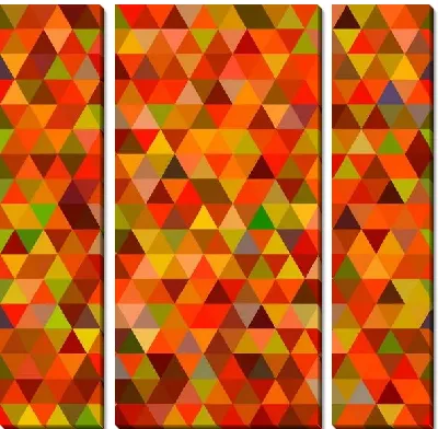 Модульная картина Пестрая абстракция