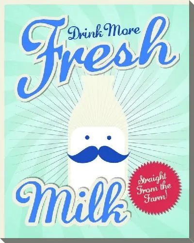 Постер Реклама молока