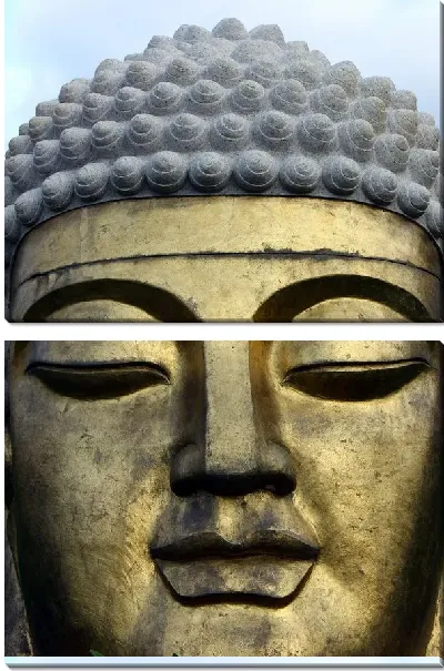 Модульная картина Статуя Будды №3