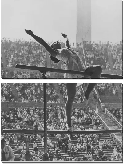 Модульная картина Гимнастка