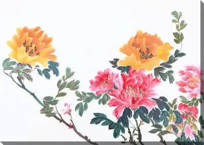 Постер Цветы на ветке