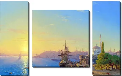 Картина Вид на Константинополь и Босфор (1856 г.)