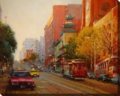 Картина маслом Городской пейзаж №20