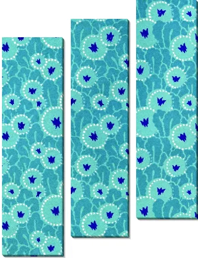 Картина Композиция в голубых тонах