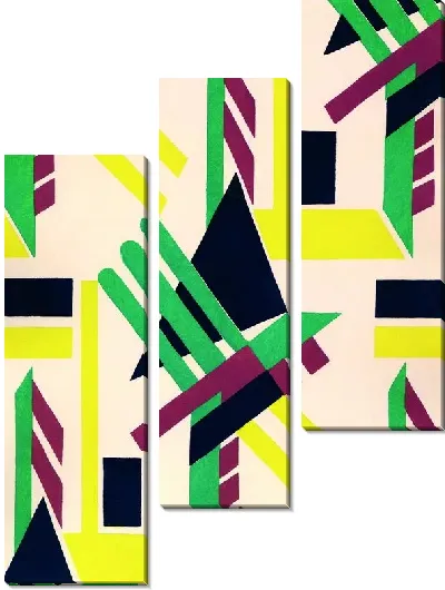 Картина Композиция с контрастными цветами