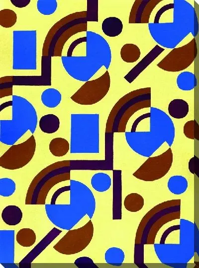 Картина Композиция на желтом фоне