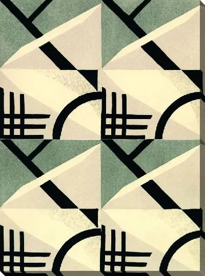 Картина Композиция в зеленых тонах