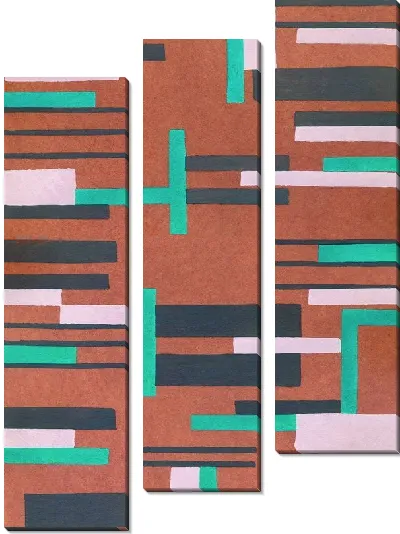 Картина Композиция в теплых тонах №4