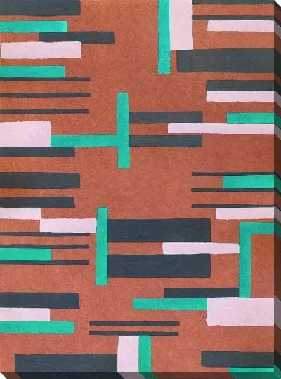 Картина Композиция в теплых тонах №4