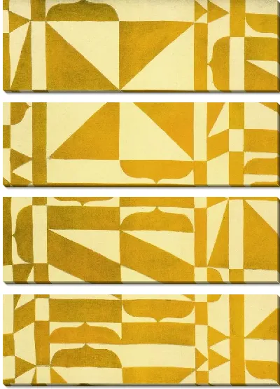 Картина Композиция в теплых тонах №5