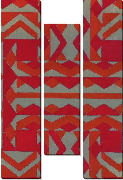 Картина Композиция в красных оттенках