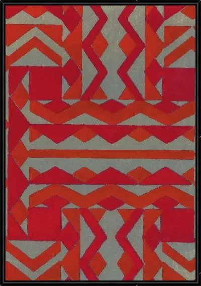 Картина Композиция в красных оттенках