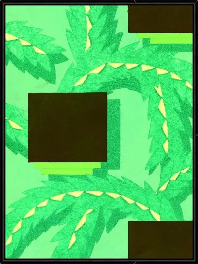 Картина Композиция с растительным орнаментом