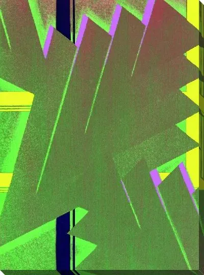 Картина Композиция в зеленых тонах