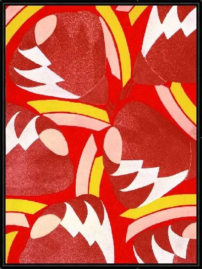 Картина Композиция в теплых тонах №8