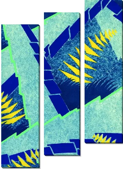 Картина Композиция в холодных тонах