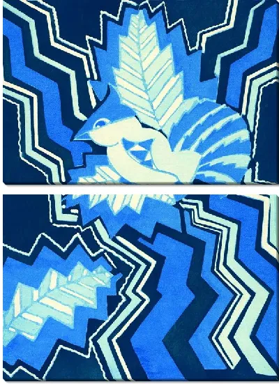 Картина Композиция в холодных тонах