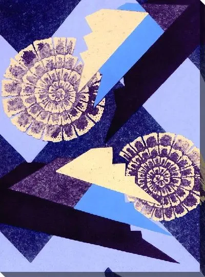 Картина Композиция в холодных тонах