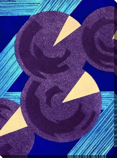 Картина Композиция в холодных тонах