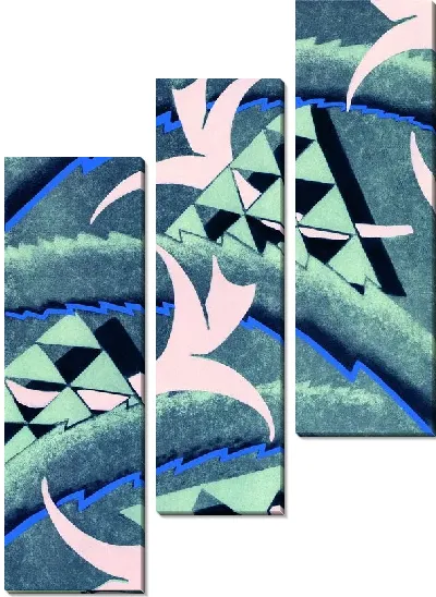 Картина Композиция в зеленых тонах