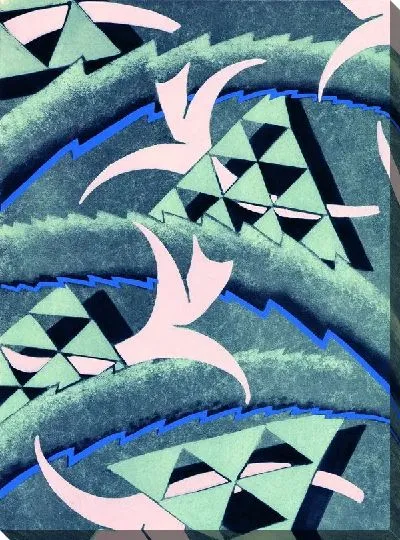 Картина Композиция в зеленых тонах