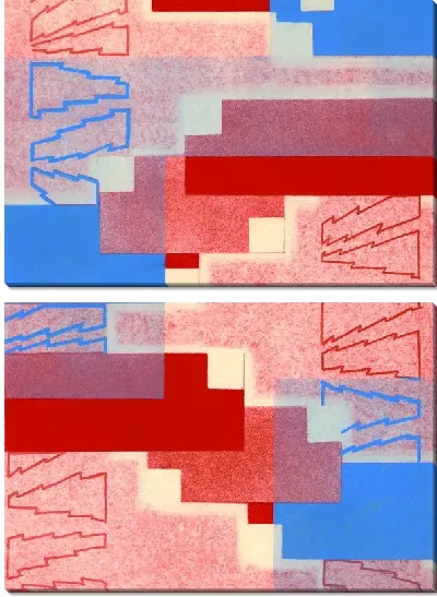 Картина Композиция в теплых тонах №13