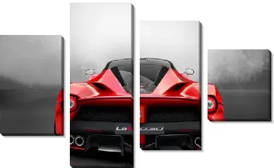 Модульная картина Ferrari №4