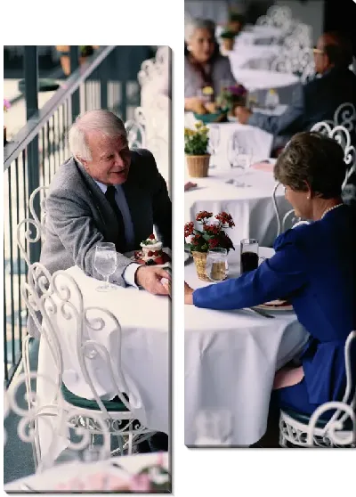 Модульная картина В ресторане №6