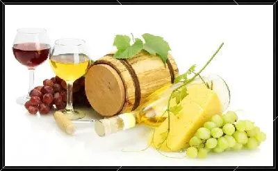 Картина Вино и сыр №4