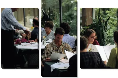 Модульная картина В ресторане №13