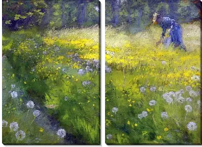 Картина Поле одуванчиков