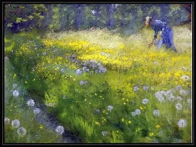 Картина Поле одуванчиков