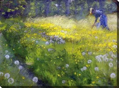 Картина Поле одуванчиков