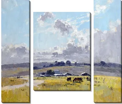 Картина Деревенский пейзаж №2